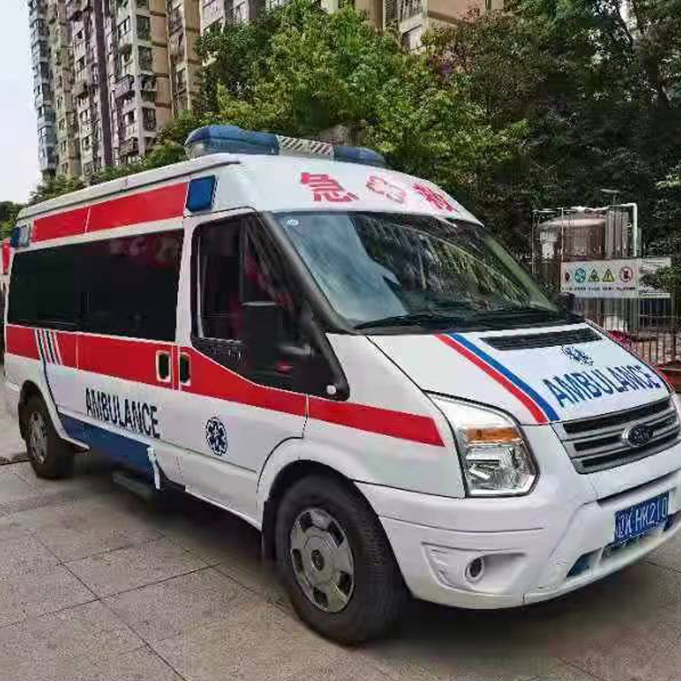 沂南长途救护车护送病人返乡